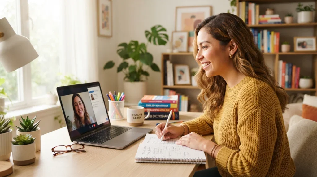 Ganar dinero extra enseñando inglés online: cuánto se paga y cómo empezar